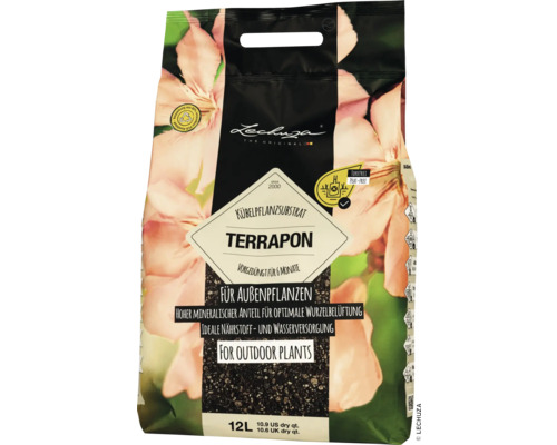 Lechuza Terrapon substrat pour plantes en bac dans un emballage de 12 litres pour plantes d''extérieur Lechuza Terrapon substrat pour plantes en bac dans un emballage de 12 litres pour plantes d''extérieur