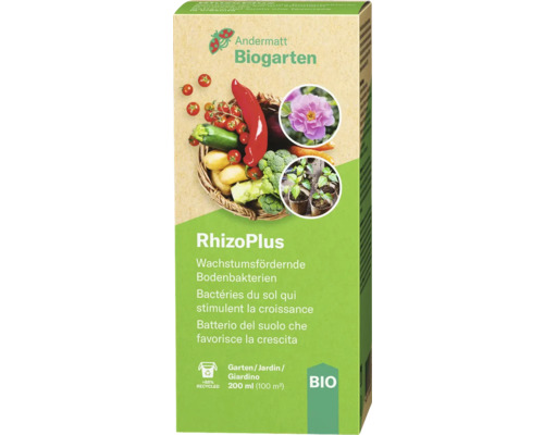 Pflanzenstärkungsmittel RhizoPlus Garten 200 ml Andermatt Biogarten RhizoPlus zur Wachstumsförderung von Bodenbakterien