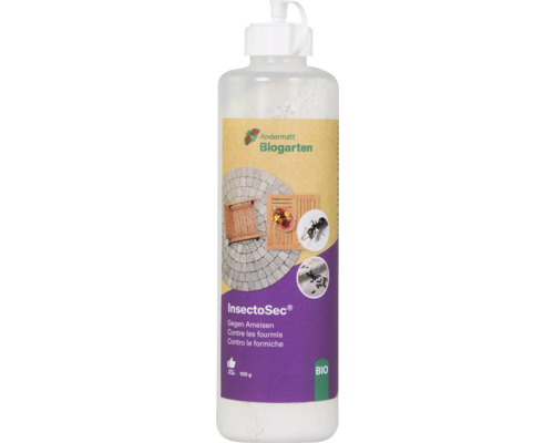 Poudre anti-fourmis InsectoSec Biogarten 100 g Insecticide pour la lutte contre les fourmis dans le jardin