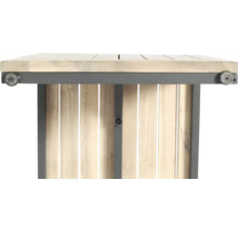 Holz Stehtisch mit Metallrahmen