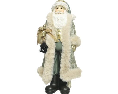 Dekorativer Weihnachtsmann mit Laterne als Weihnachtsdekoration