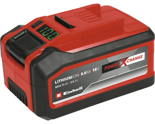 Batterie de rechange Einhell Power X-Change 18V (5-8 Ah) Multi-Ah PXC Plus Batterie lithium-ion Einhell Power X-Change 18V 8.0 Ah