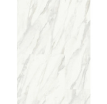 Designboden Vinylboden Fliese Marmor weiss Fold-Down 980 x 490 x 4,5 mm