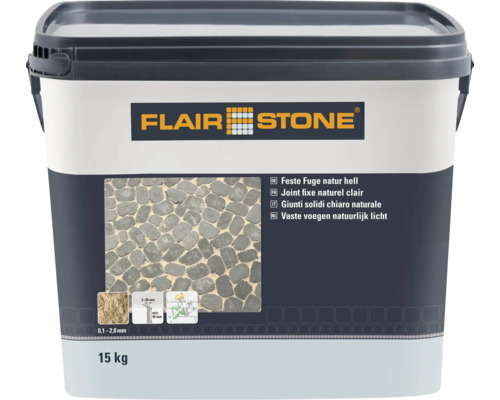 FLAIRSTONE Feste Fuge natur hell unkrauthemmend 0,1-2 mm 15 kg