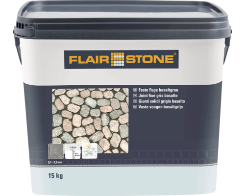 FLAIRSTONE Feste Fuge basaltgrau unkrauthemmend 0,1-2 mm 15 kg