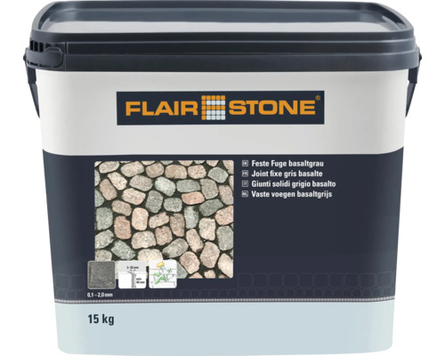 Joint fixe FLAIRSTONE basalte 0,1-2 mm 15 kg anti-mauvaises herbes