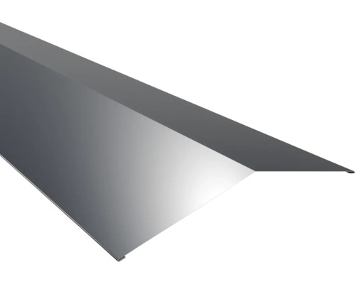 Bande faîtière PRECIT pour tôle trapézoïdale gris anthracite RAL 7016 1000x250x250x0,5 mm Profilé de bord de toit en métal