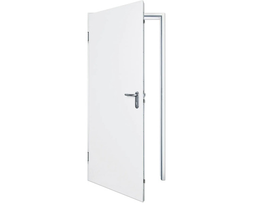 Porte intérieure ouverte avec poignée de porte
