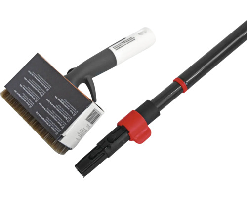 Pinceau plat avec manche télescopique