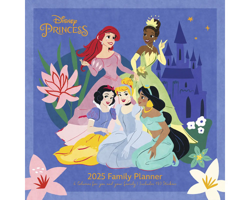 Calendrier agenda familial Princess 2025