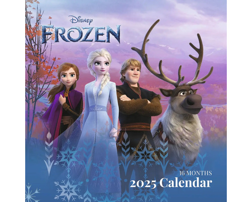 Wandkalender Disney Frozen 2025 30x30 cm