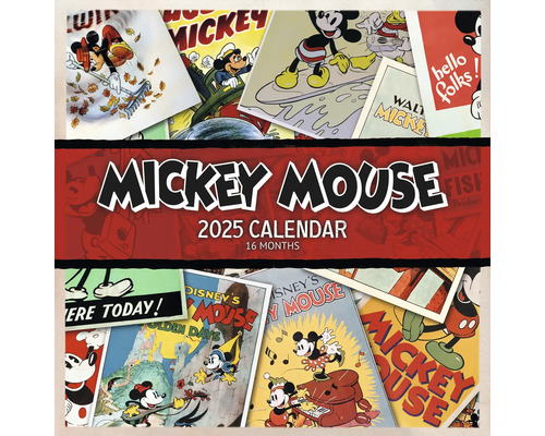 Calendrier Mickey Mouse 2025