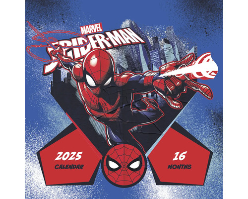 Wandkalender Marvel Spider-Man 2025 30x30 cm