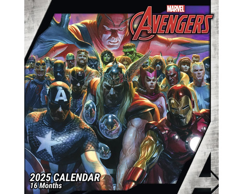 Calendrier Marvel Avengers 2025