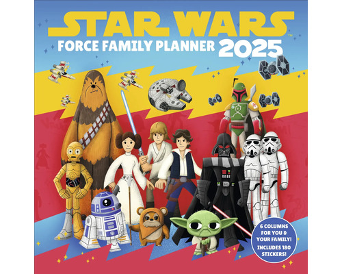 Calendrier agenda familial Star Wars 2025