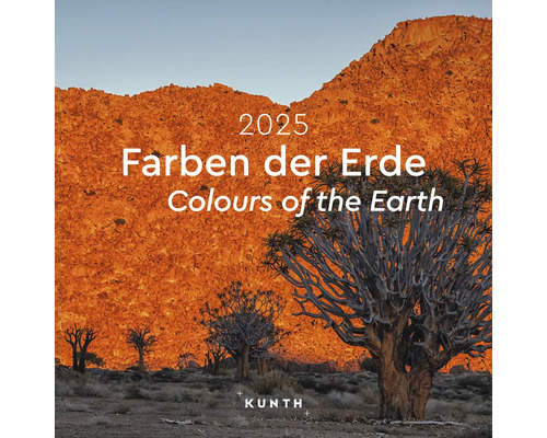 Wandkalender Farben der Erde 2025 30x30 cm