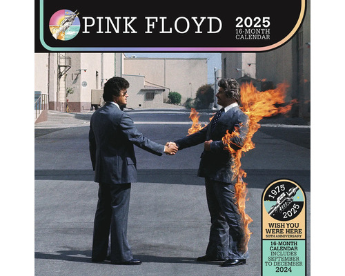 Wandkalender Pink Floyd 2025 30x30 cm