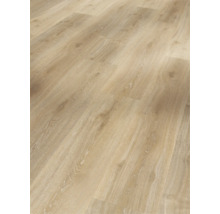 Sol vinyle chêne royal clair cérusé plancher de maison de campagne liaison clipsée 1207 x 216 x 9.4 mm