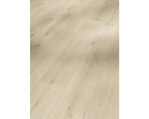 Surface de plancher stratifié clair avec aspect bois