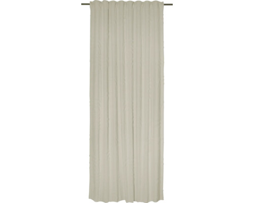 Vorhang mit Universalband beige 140x255 cm