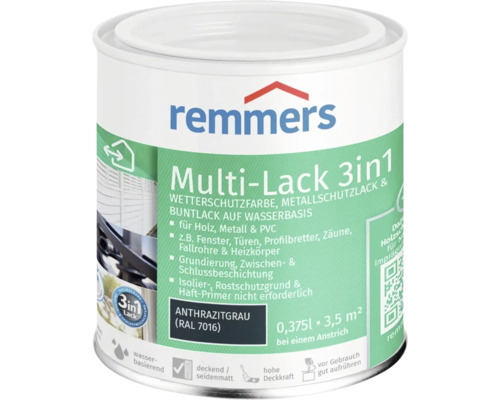Remmers Multi Lack 3en1 anthracite pot