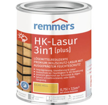 Remmers HK-Lasur 3en1 Lasure de protection du bois Chêne clair, boîte de 0,75 litre