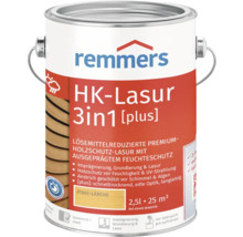 Remmers HK Lasur 3en1 lasure de protection du bois, boîte de 2,5 litres