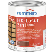Remmers HK-Lasur 3en1 Teck Lasure de protection du bois dans un seau métallique