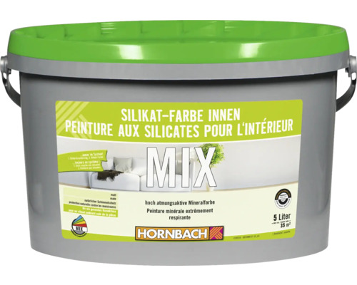 Eimer Silikat Innenfarbe, 5 Liter, für circa 35 Quadratmeter