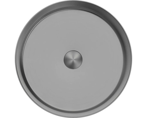 Évier rond avec bonde centrale