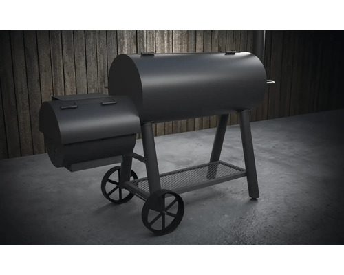 Chariot de grill avec roues et étagère