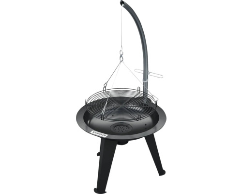 Schwenkgrill mit Dreibeinstativ für den Aussenbereich