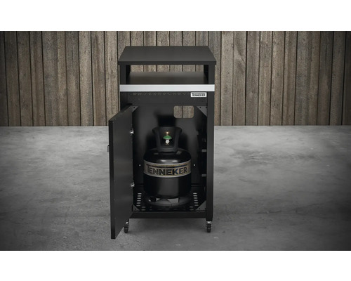 Tenneker Chariot de grill avec bouteille de gaz