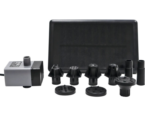 Jeu d'eau bassin HEISSNER kit de pompes solaires jusqu'à 150 l/h, hauteur de refoulement jusqu'à 80 cm max. Jeu d'eau bassin HEISSNER kit de pompes solaires jusqu'à 150 l/h, hauteur de refoulement jusqu'à 80 cm max.