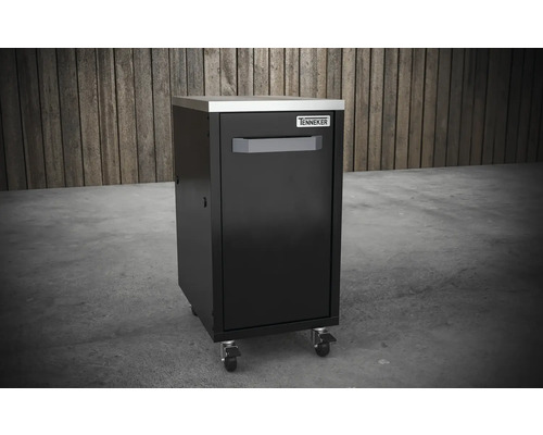 Armoire à outils Tenneker avec une porte et quatre roulettes