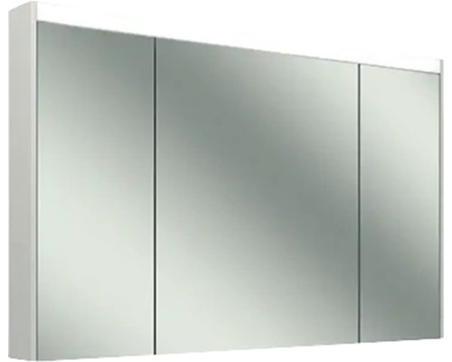 Armoire de toilette Schneider OBJECT LINE COMFORT 3000K LxHxP 119,5x74,2x12 cm blanc