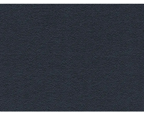 Moquette Shaggy Feliz bleu gris FB79 largeur 500 cm (au mètre) Gros plan d''une surface sombre et texturée.
