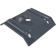 Befestigungsblech mit mittiger Bohrung