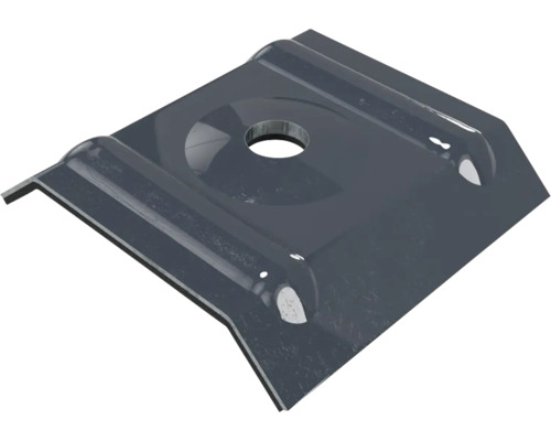Befestigungsblech mit mittiger Bohrung