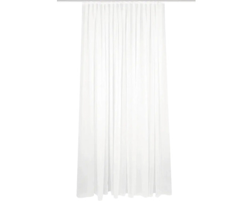 Rideau avec ruban de rideau Flamio blanc 600x120 cm