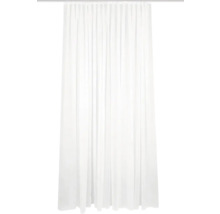 Rideau avec galon fronceur Flamio blanc 145x450 cm