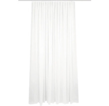 Rideau avec galon fronceur Flamio blanc 145x600 cm