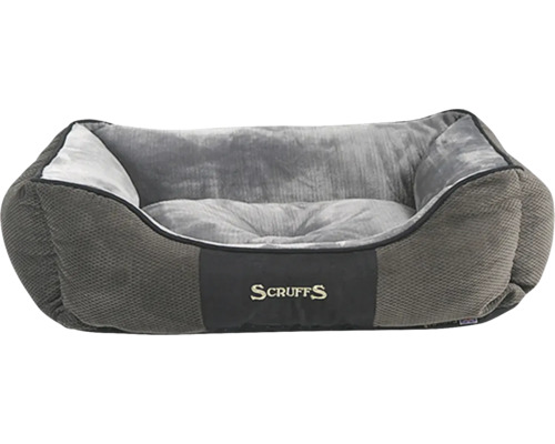 Hundebett Scruffs Chester Box Bett L Hundeschlafplatz 75x60 cm grau