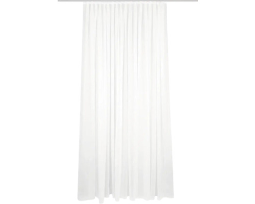 Rideau avec ruban de rideau Flamio blanc 300x225 cm