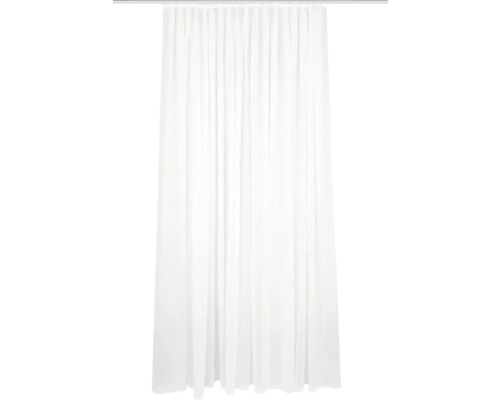Rideau avec ruban de rideau Flamio blanc 300x245 cm