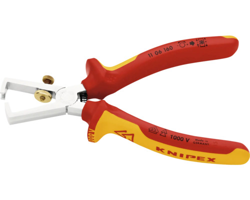 Pince à dénuder Knipex avec poignées multi-composants