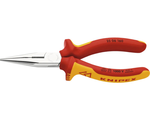 Knipex Radiozange verchromt 160 mm