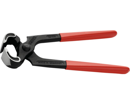 Kneifzange mit roten Griffen