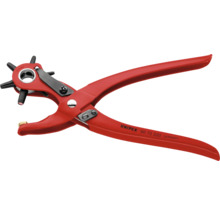 Pince emporte-pièces en étoile Knipex rouge revêtue par poudre 220 mm