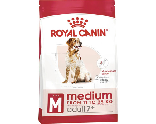 Nourriture pour chiens Royal Canin médium Adulte 7+, 15 kg